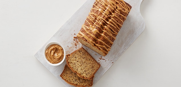 Peanut Butter Banana Bread