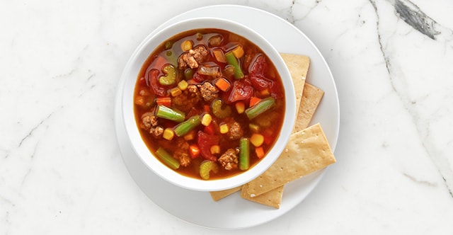 Ground Beef and Vegetable Soup