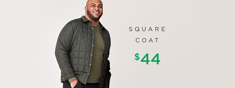 square coat extended sizes
