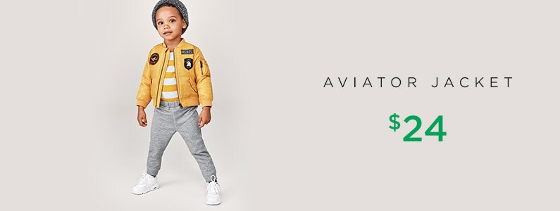 baby boy aviator jacket