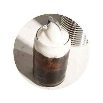 Cold Brew with Salted Honey Foam Recipe