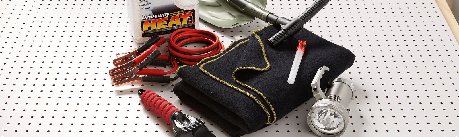 Pack jumper cables, a warm blanket, car shovels and an ice scraper to prep your car for fall weather