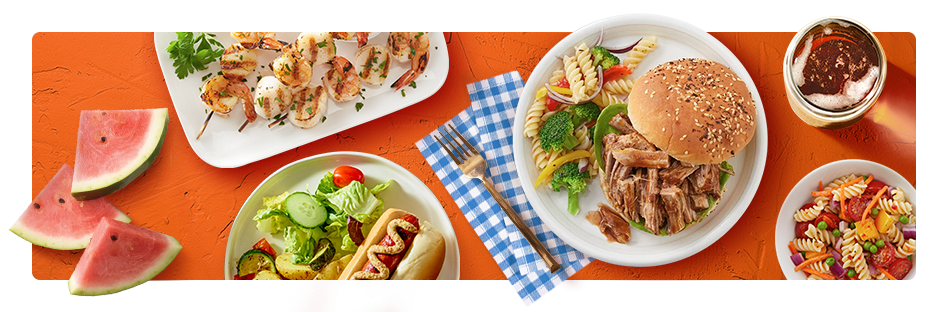 Get your grill on. Summertime favorites are available for delivery or pickup.