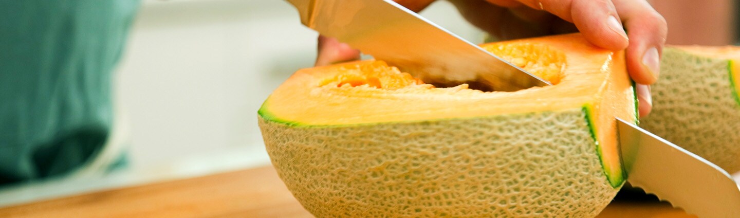 How to cut a Cantaloupe